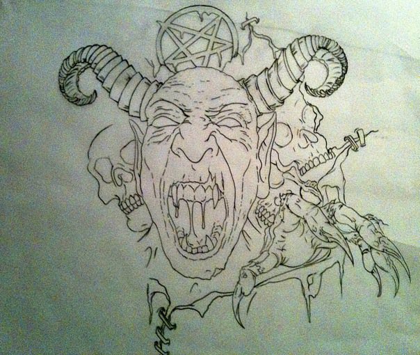 devil ripping through skin by lilmrsfrankenstein on DeviantArt devil ripping through skin by lilmrsfrankenstein on DeviantArt