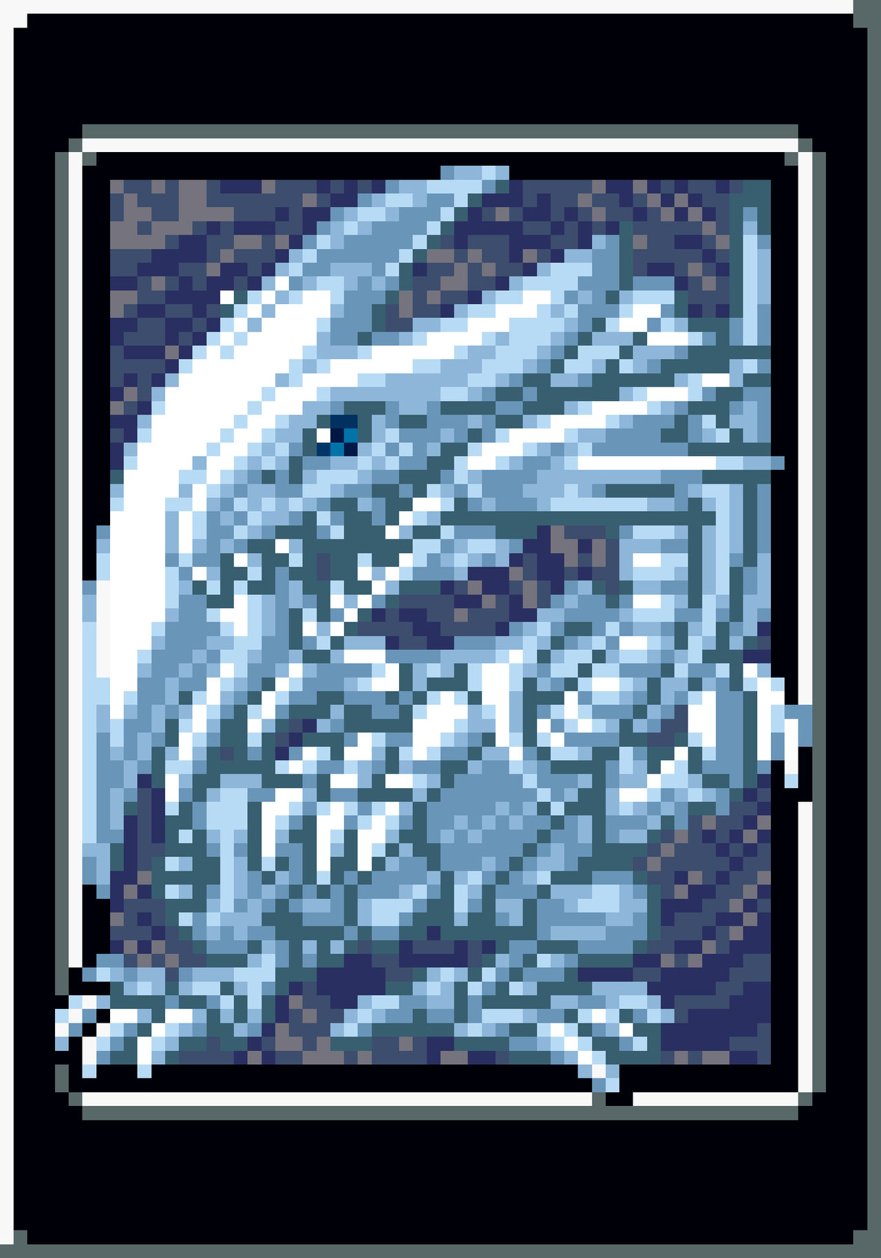 Blue-Eyes White Dagon 8-Bit Card Sleeve by MP10000 on DeviantArt Blue-Eyes White Dagon 8-Bit Card Sleeve by MP10000 on DeviantArt