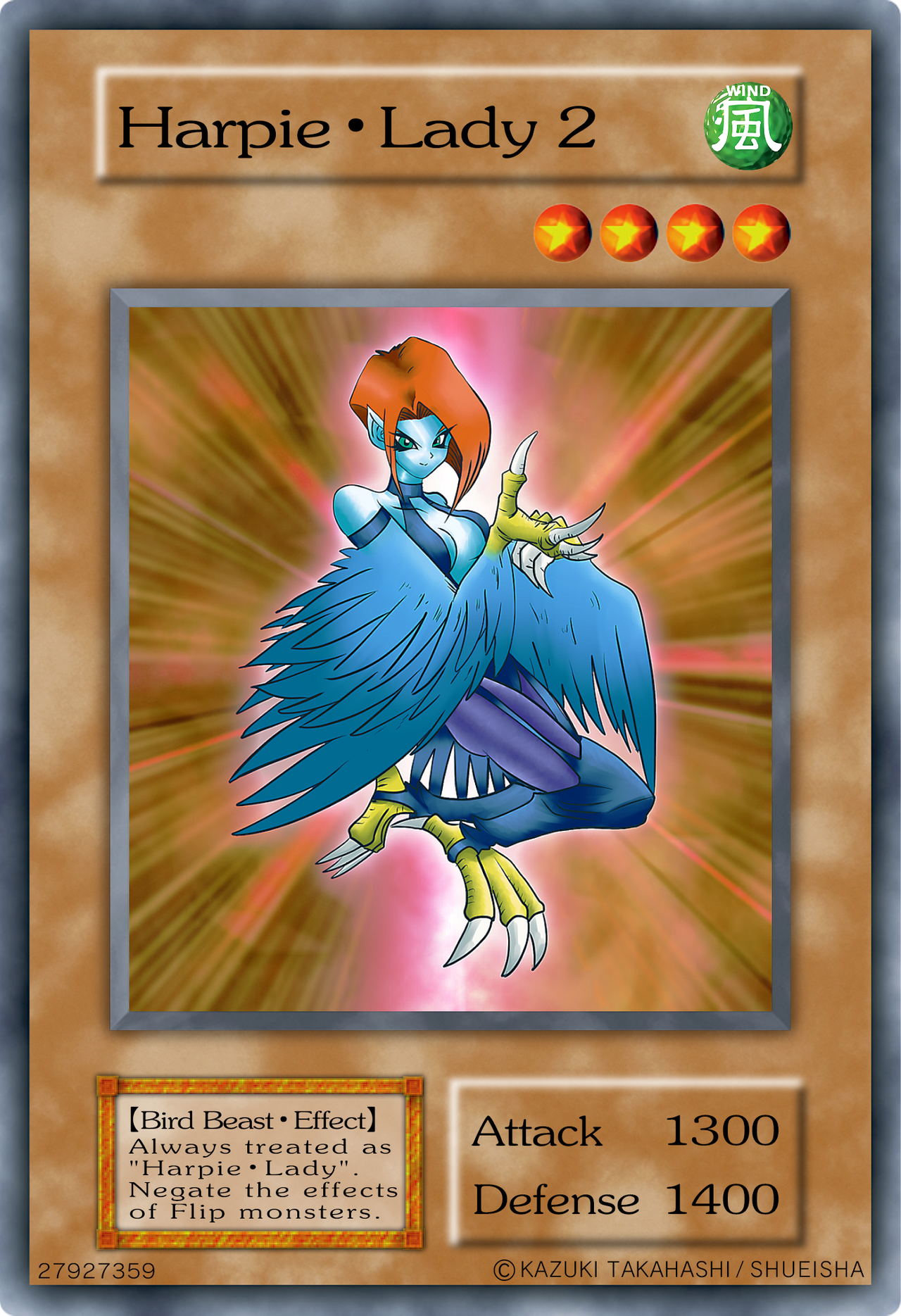 Harpie Lady 2 (Series 1) by MP10000 on DeviantArt Harpie Lady 2 (Series 1) by MP10000 on DeviantArt