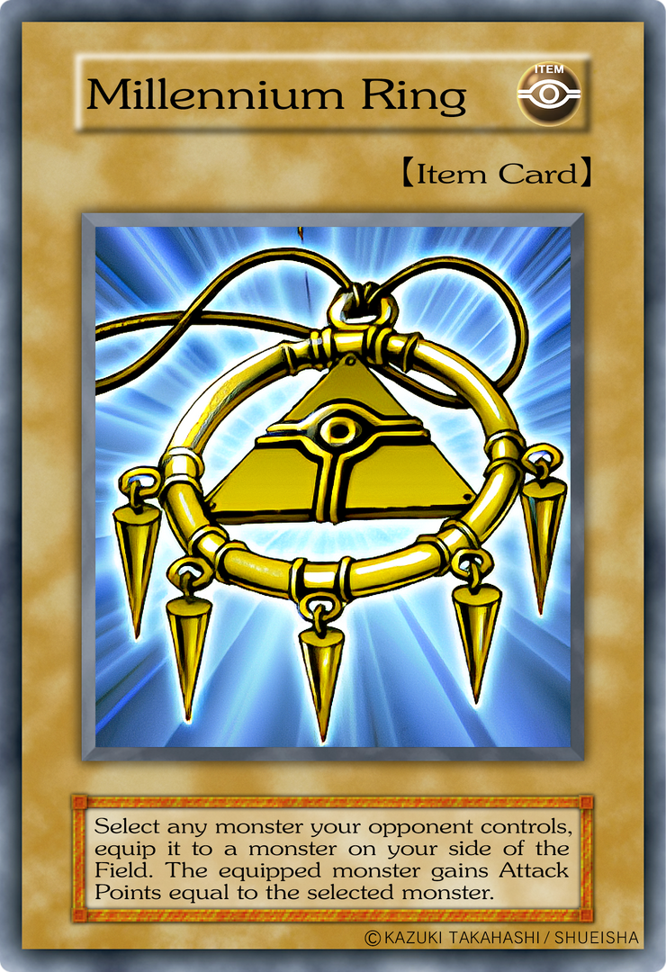 Millenium Ring Sticker Millennium Ring (Item Card concept) by MP10000 on DeviantArt