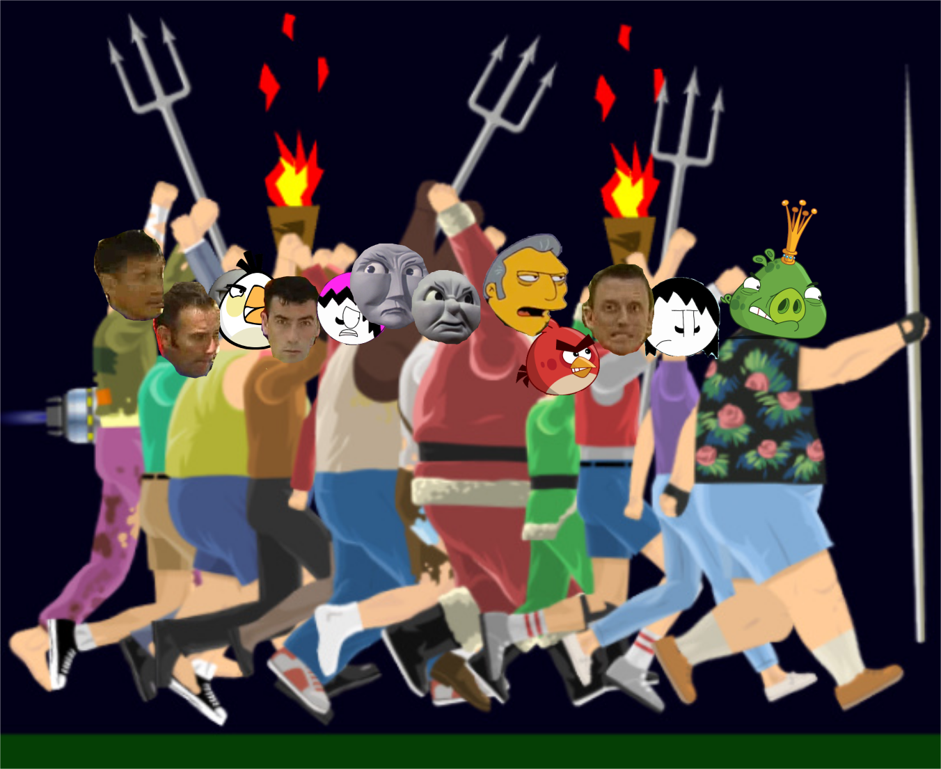 Happy Wheels my version 2 [Angry Mob Attack] by Dylanjjohnson1 on DeviantArt