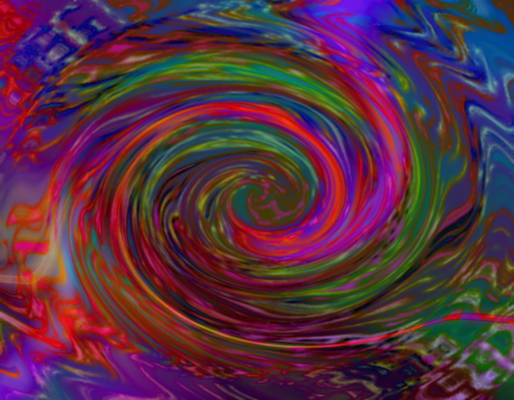 a colour swirl