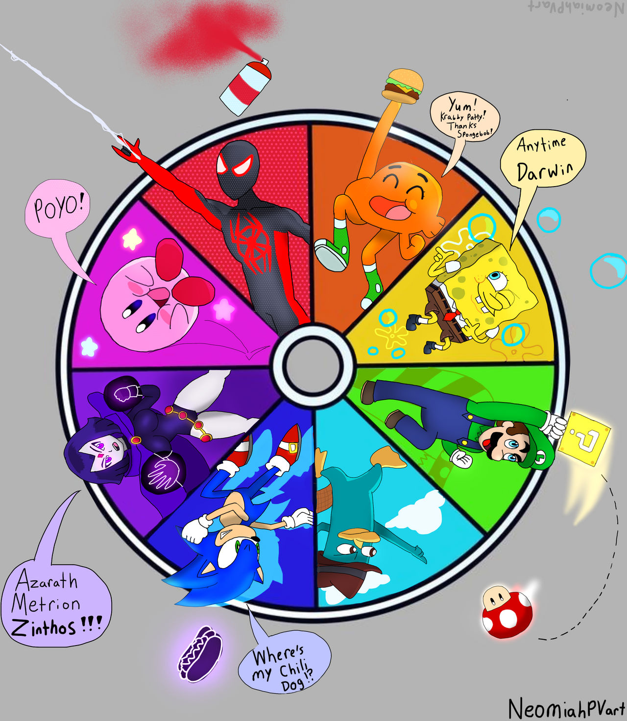Color Wheel Challenge by NeomiahPVart on DeviantArt