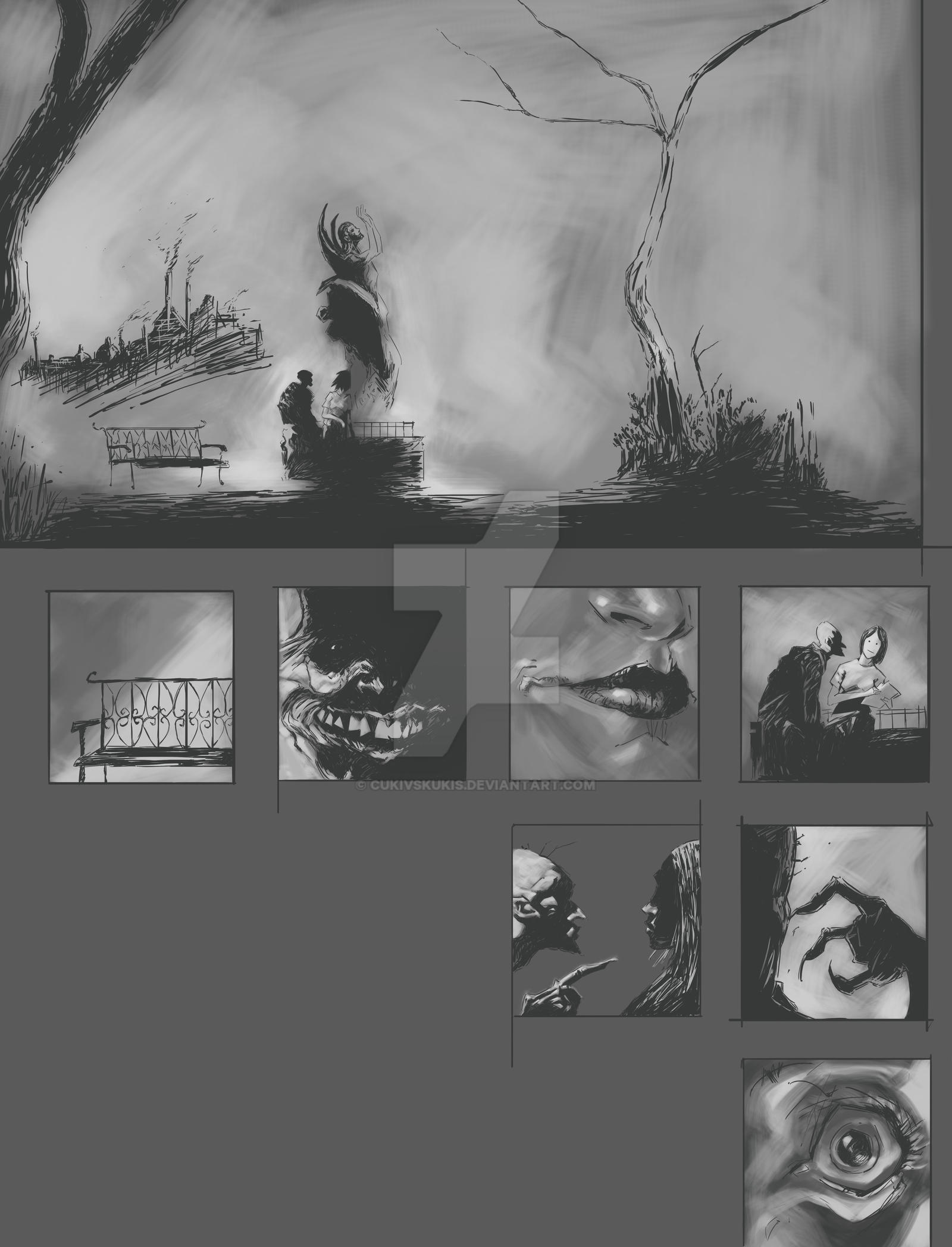 comic panel layout exercises 3 by cukivskukis on DeviantArt