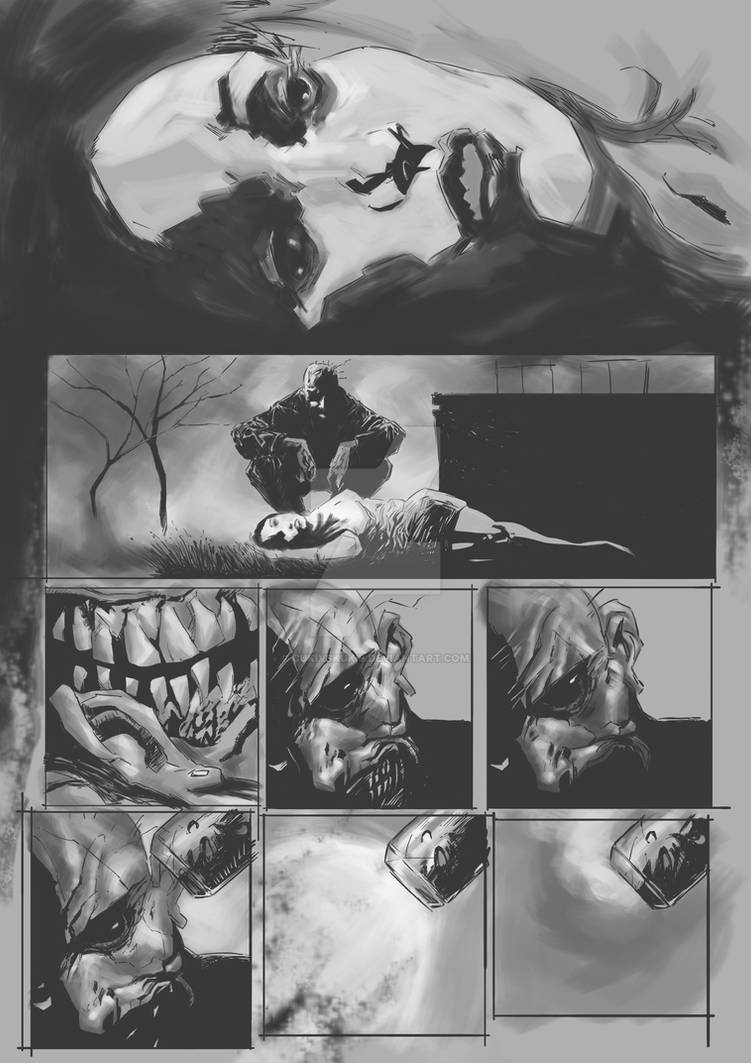 Shatter Style Panel Comic Example comic panel layout exercises 6 by cukivskukis on DeviantArt