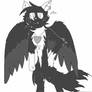 Fursona Black and White