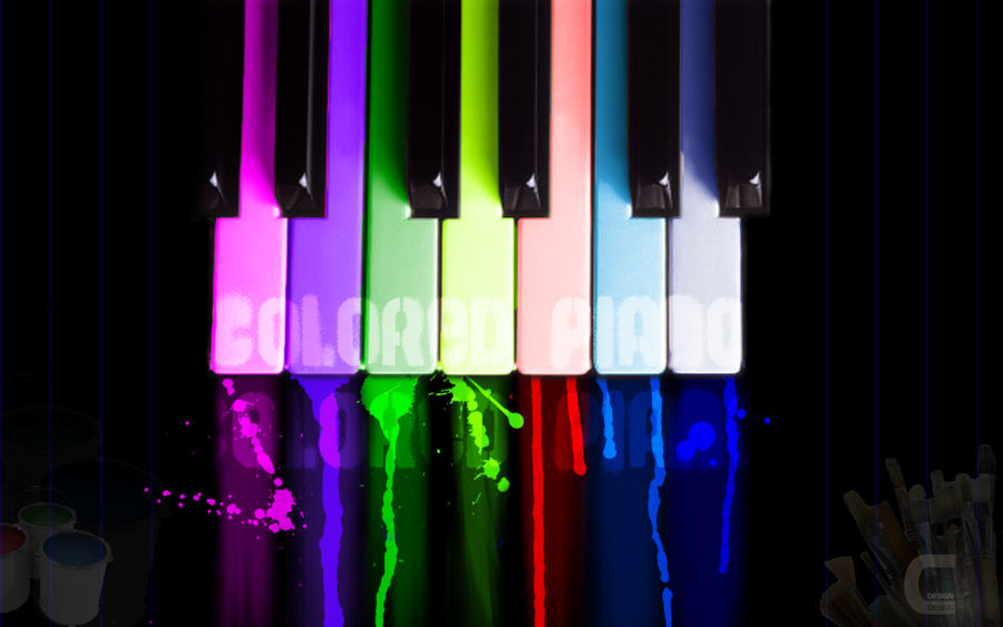 Colored Piano by CoopaD on DeviantArt