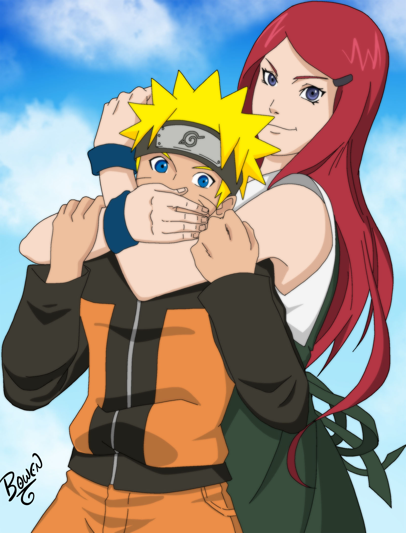 Kushina handgags Naruto