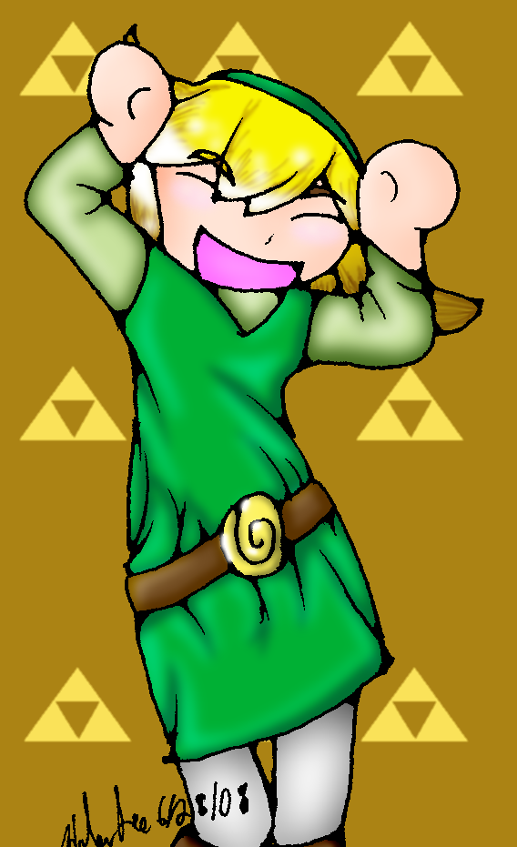 Toon Link in CaramellDansen