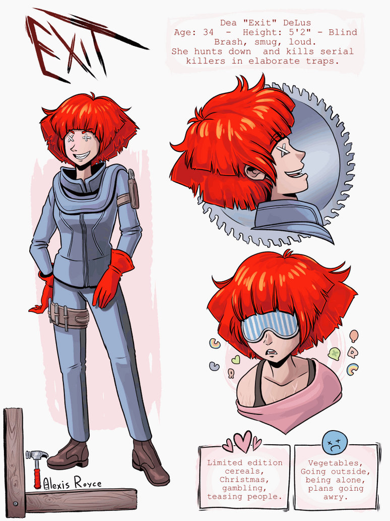 Exit Ref sheet by AlexisRoyce on DeviantArt