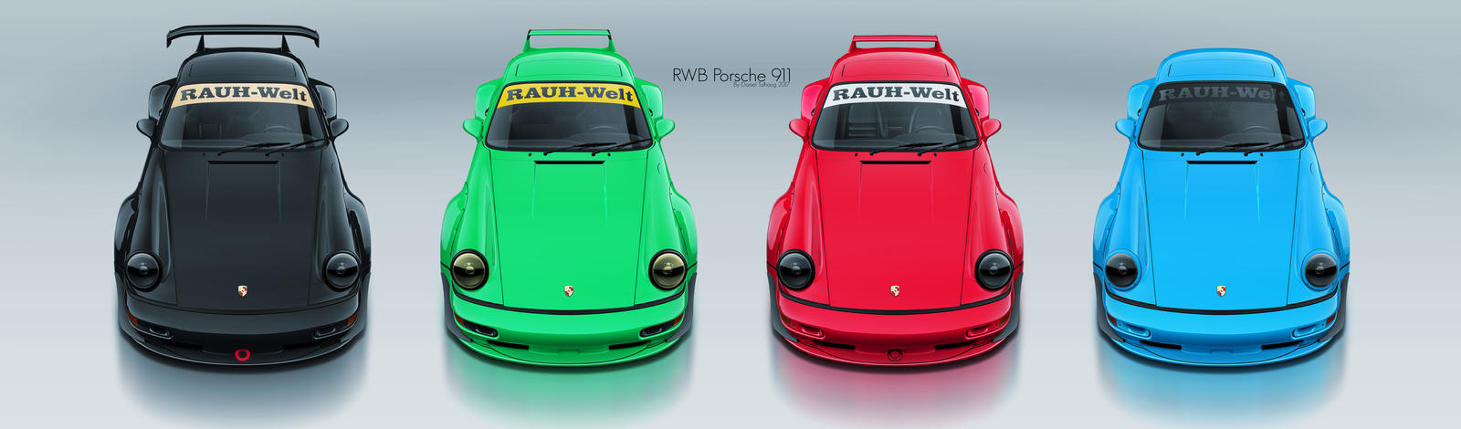 RAUH-Welt BEGRIFF Porsche 911 x4