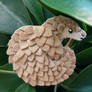 Pangolin fridge magnet