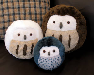 Plush Owls - Sold