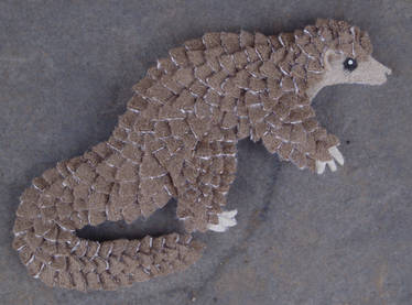 Scaly crafts - Pangolin Fridge Magnet04