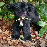 Fern the Black Angus plush calf