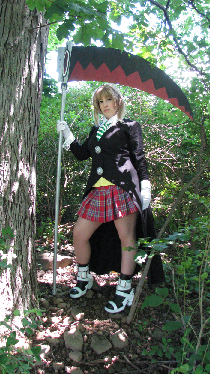 Maka with her Scythe