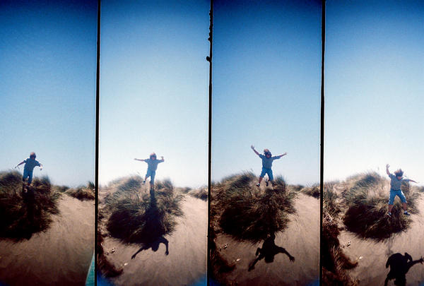 Lomography: Caleb Jumping