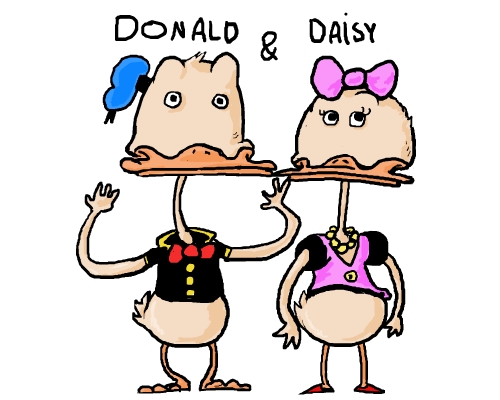 donald and daisy