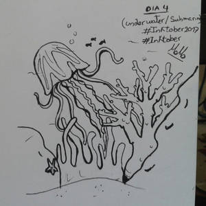 Inktober dia 4 (Underwater)