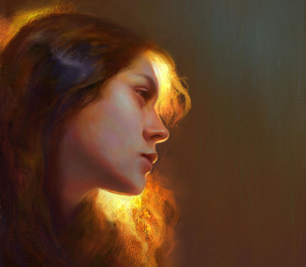 Portrait study by YueQing