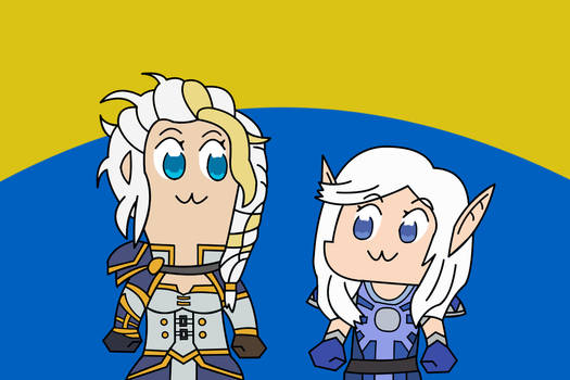 Team Pop Alliance. Jaina and Vereesa. Meme