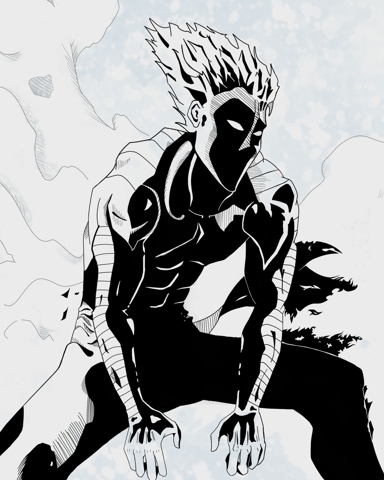 Garou Rage Face Garou fight by Guignomes on DeviantArt