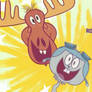 Rocky and Bullwinkle Faces