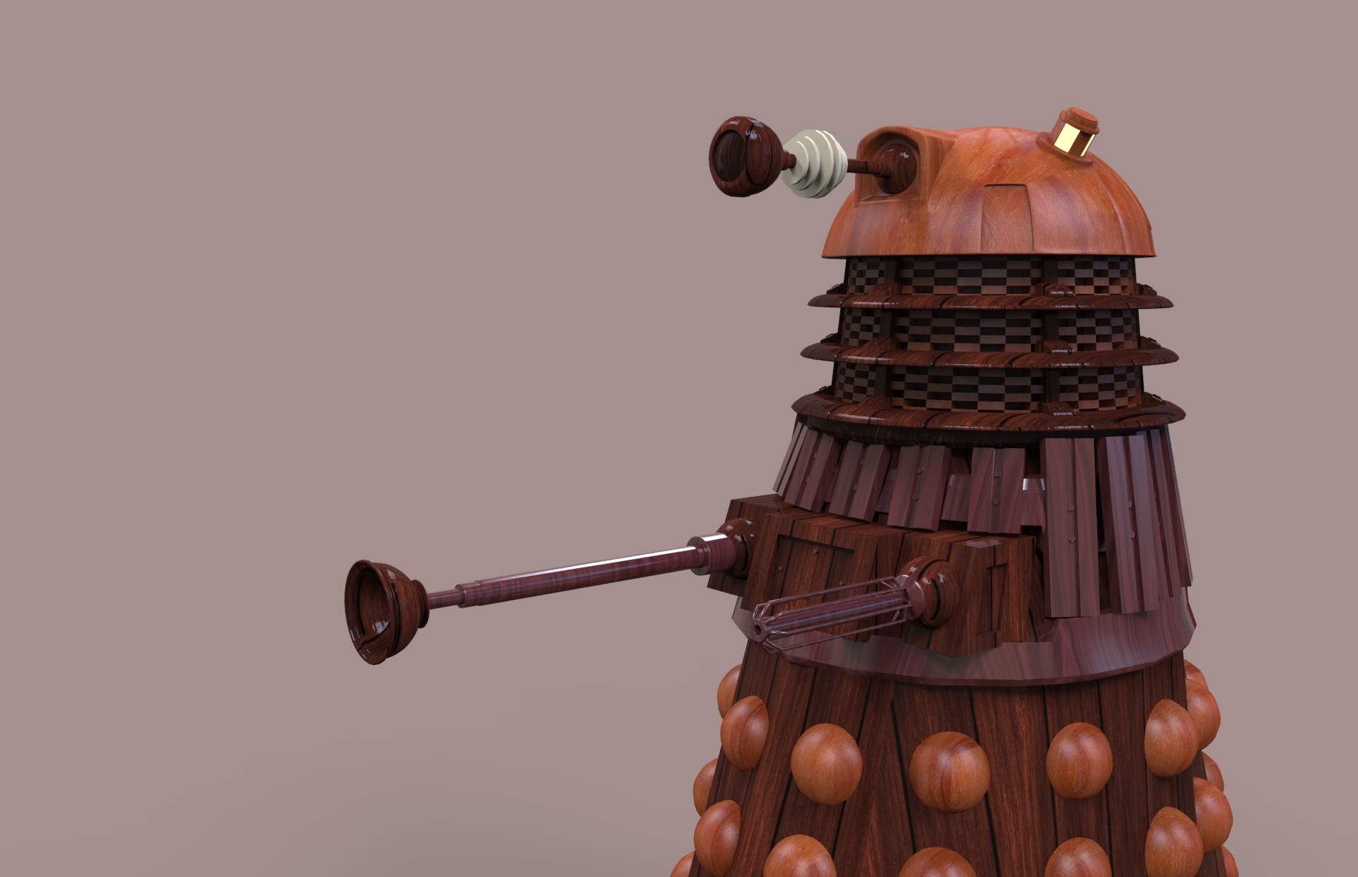 Wooden Dalek