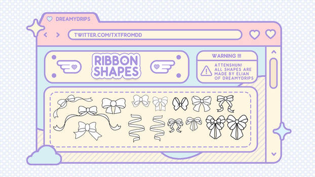 RIBBON SHAPES BY ELIAN