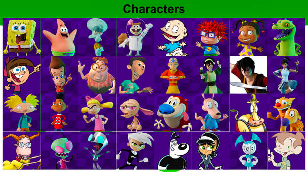 Nickelodeon Kart Racers 4 Characters Part 1