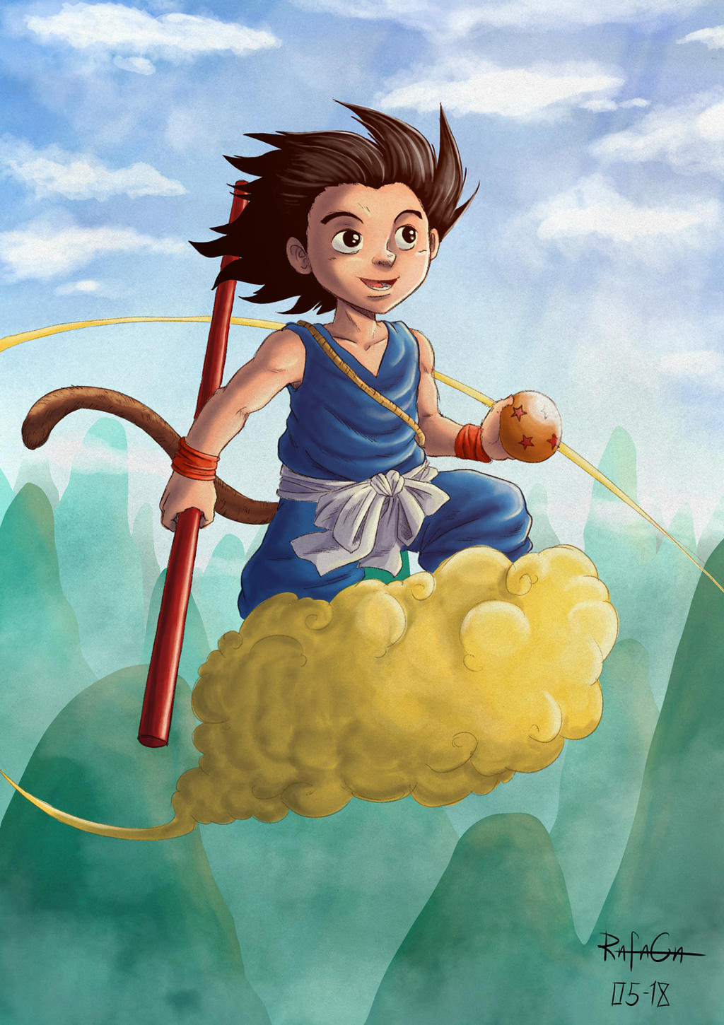 Son Goku By RafaGaArt On DeviantArt son-goku-by-rafagaart-on-deviantart