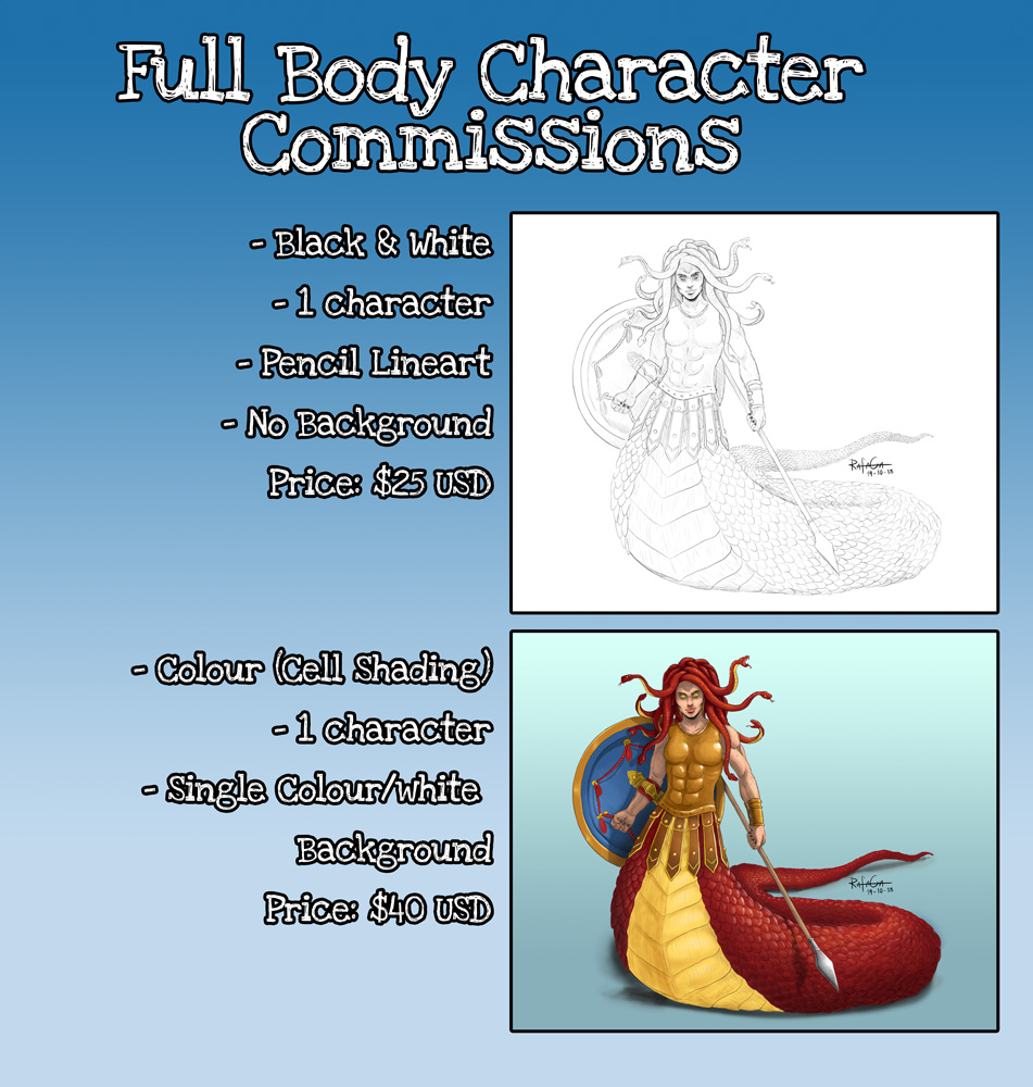 Full Body Commissions by RafaGaArt on DeviantArt