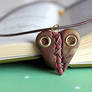 Broken heart steampunk necklace