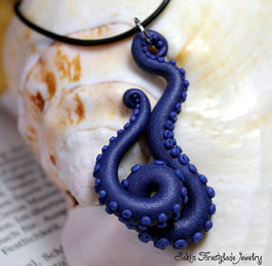 tentacle necklace deap blue sea