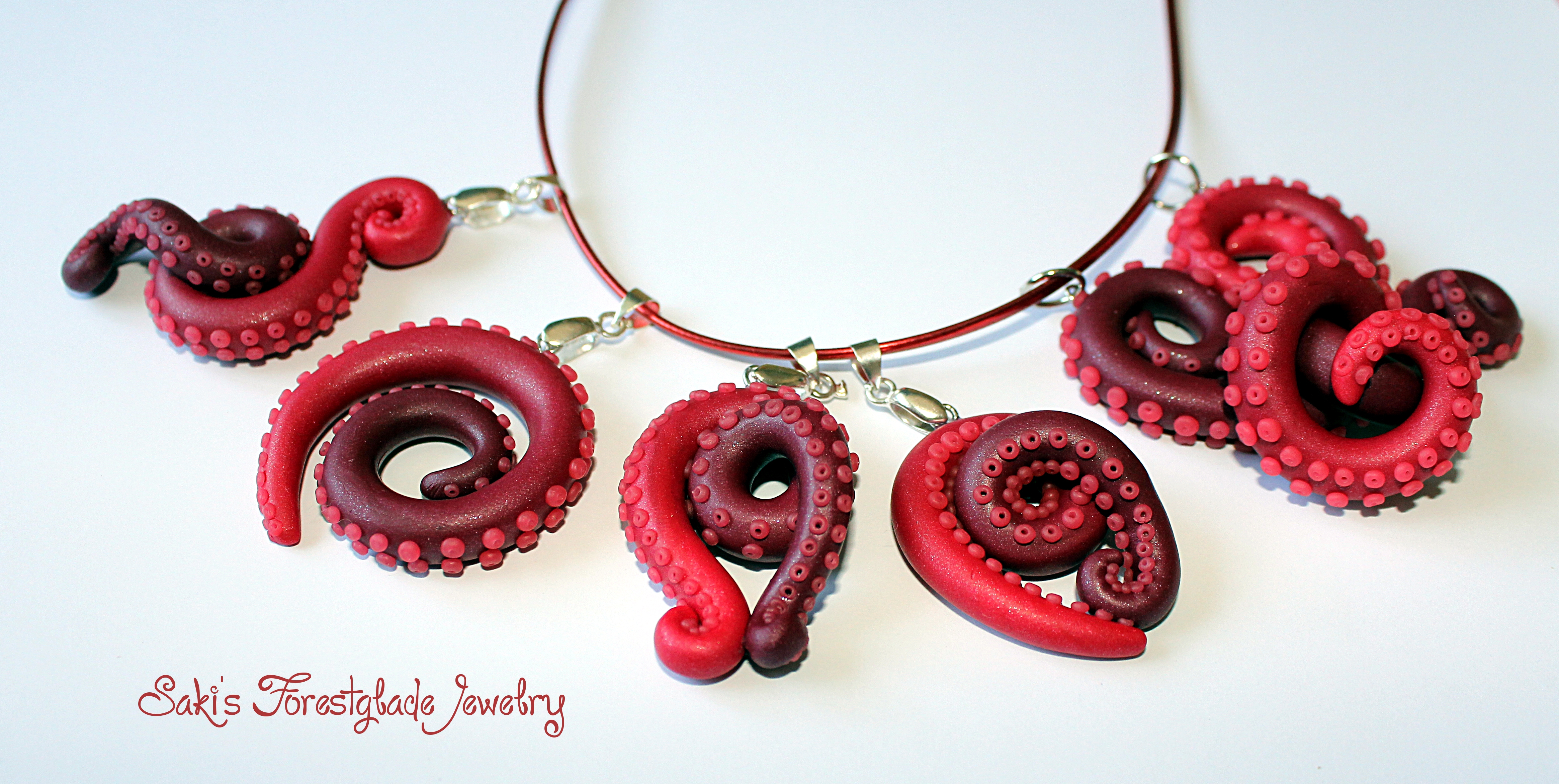 tentacle pendants red glimmer