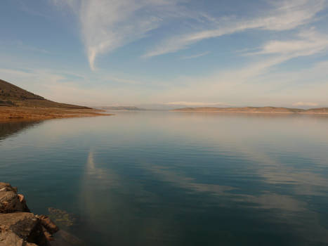 reflection on the water