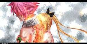 Fairy Tail Ending Colors Manga Lucy Natsu Hug Love By Amanomoon On Deviantart