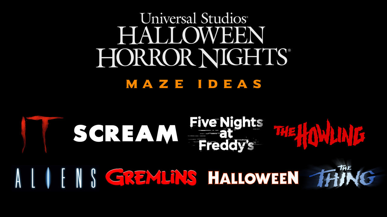 Halloween Horror Nights 2025 Mazes Hollywood