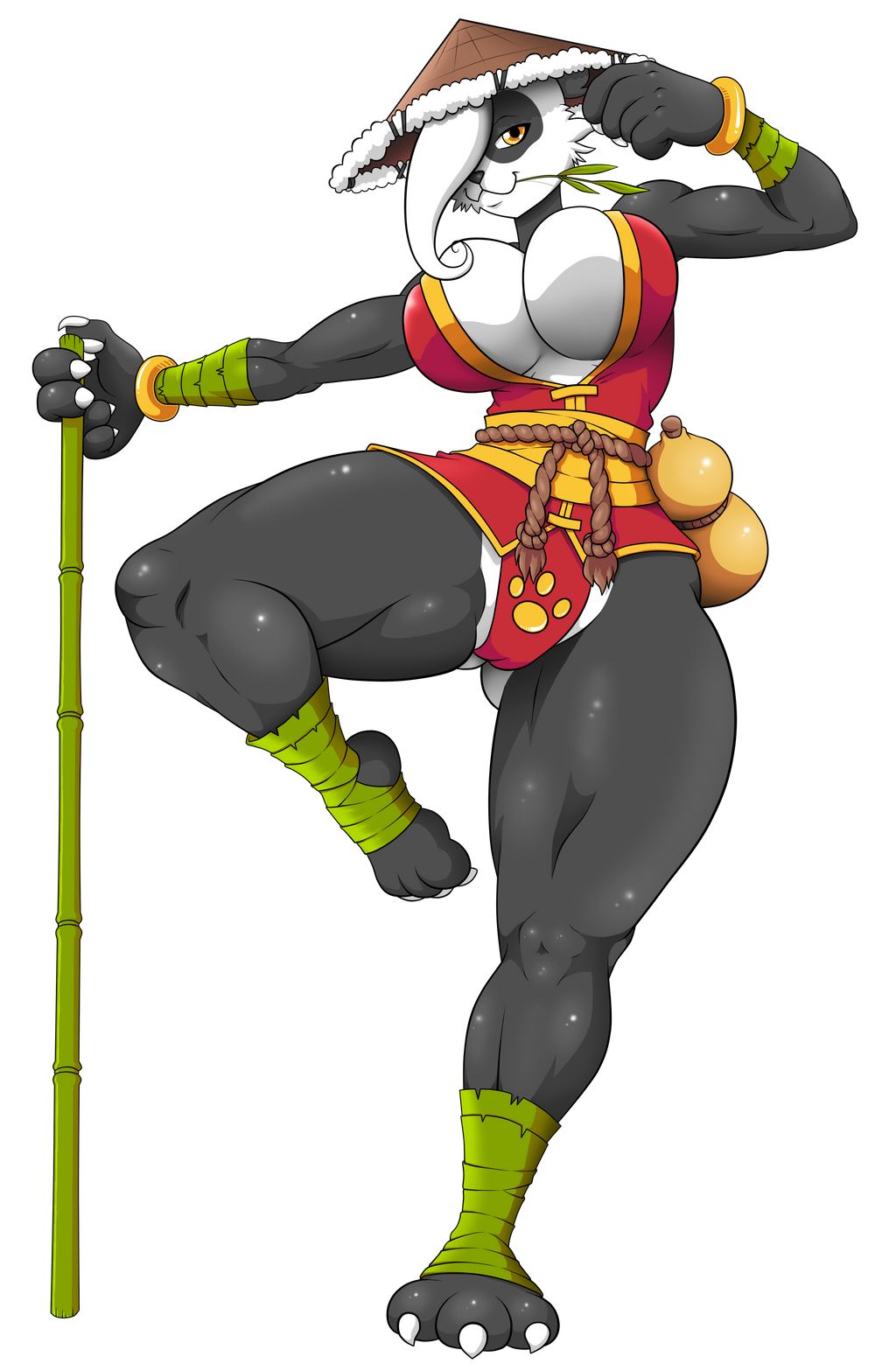 Ayame - Drunken Kung Fu Panda Girl (Redesign)