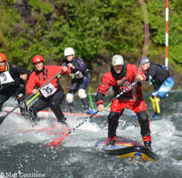 Paddle Board Race on the Upper Clackamas