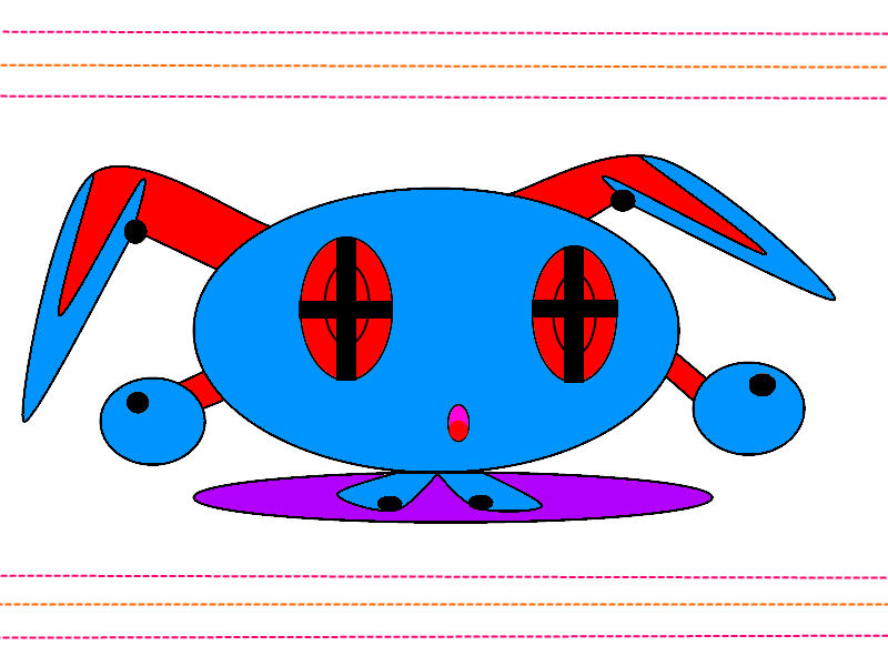 Blue Rabbit Deviantart Blue and Red Bunny by XxMagicalArtPowerxX on DeviantArt