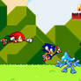 Mario, Sonic, Tails, and Knuckles vs. Chaos