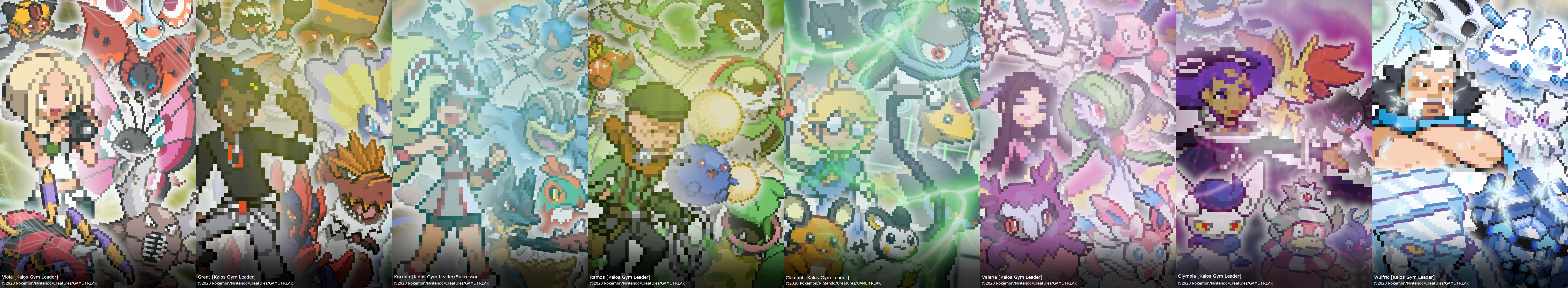 Unova VS Gym Leaders Banner | Poster