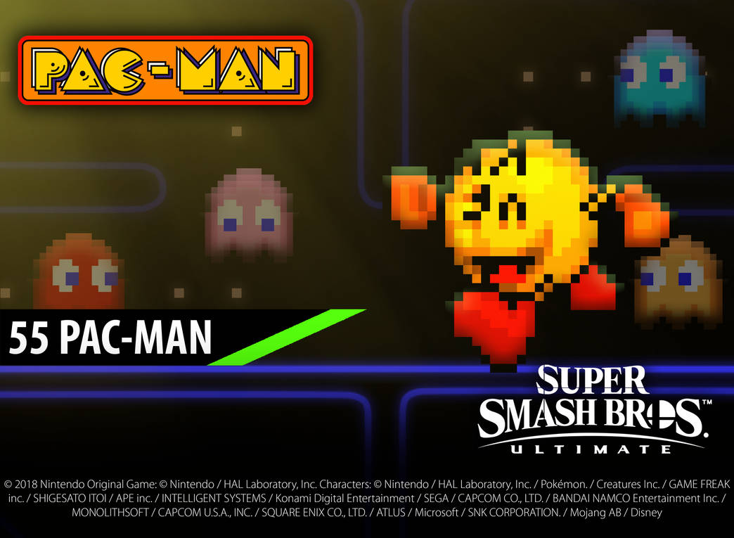 55. PAC-MAN | Super Smash Bros. Ultimate by Mugen-SenseiStudios on ...