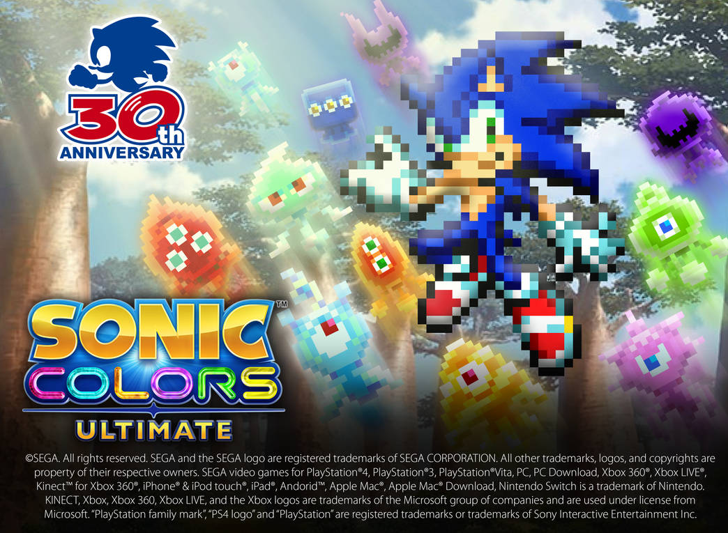 Sonic Colors: Ultimate Poster (Textless) by Acquainted-Guy on DeviantArt