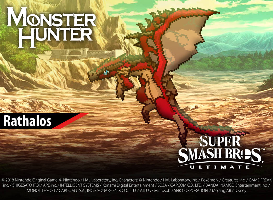 Rathalos | Super Smash Bros. Ultimate by Mugen-SenseiStudios on DeviantArt