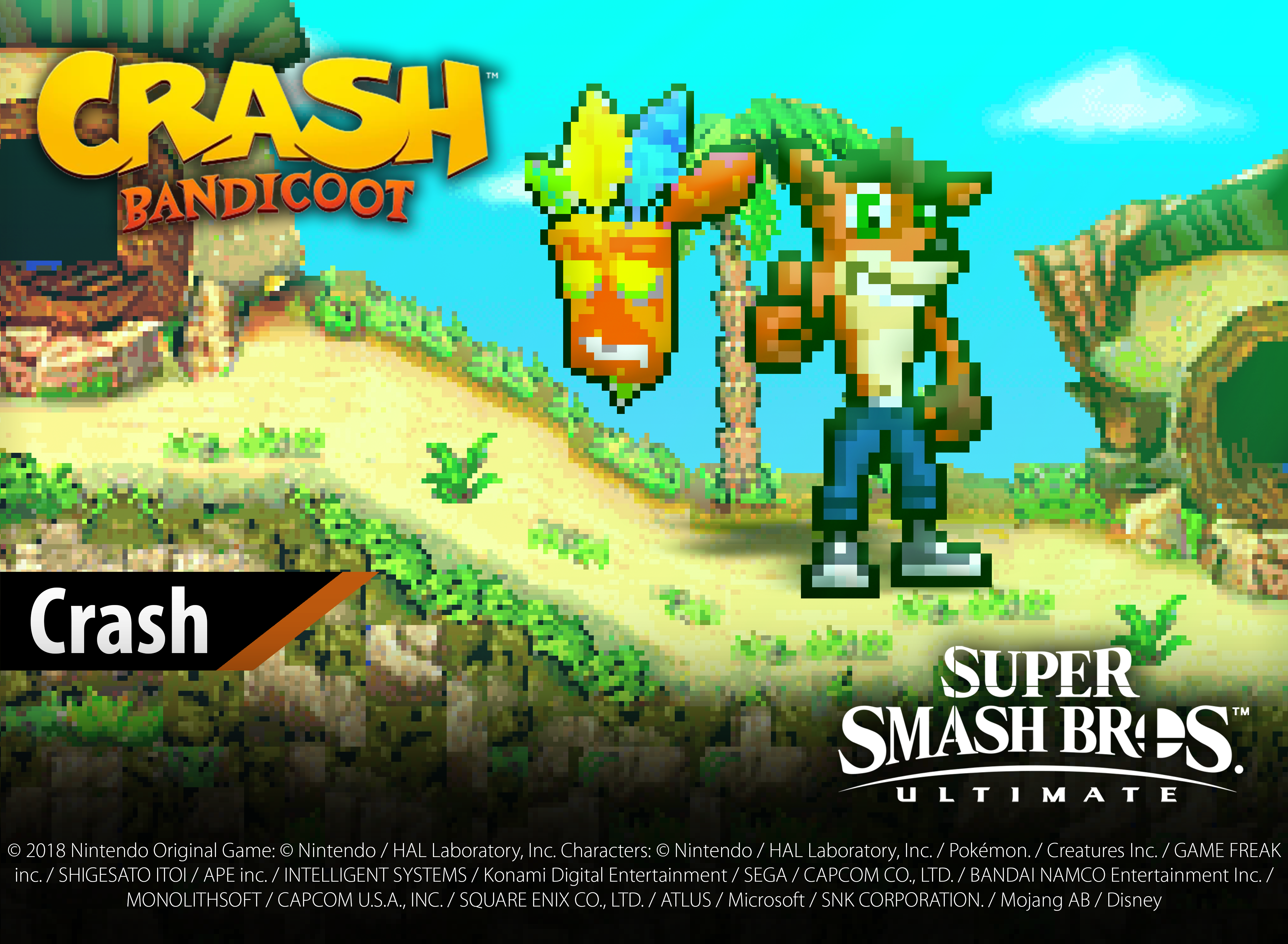 Crash Bandicoot in Smash on E3 2021.