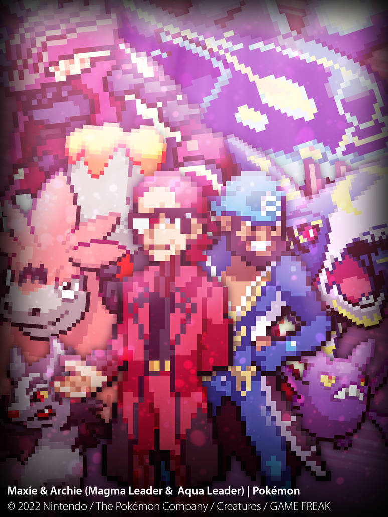 Archie Pokemong Maxie and Archie (Magma and Aqua Leader) | Pokemon by MugenDesign01 on ...