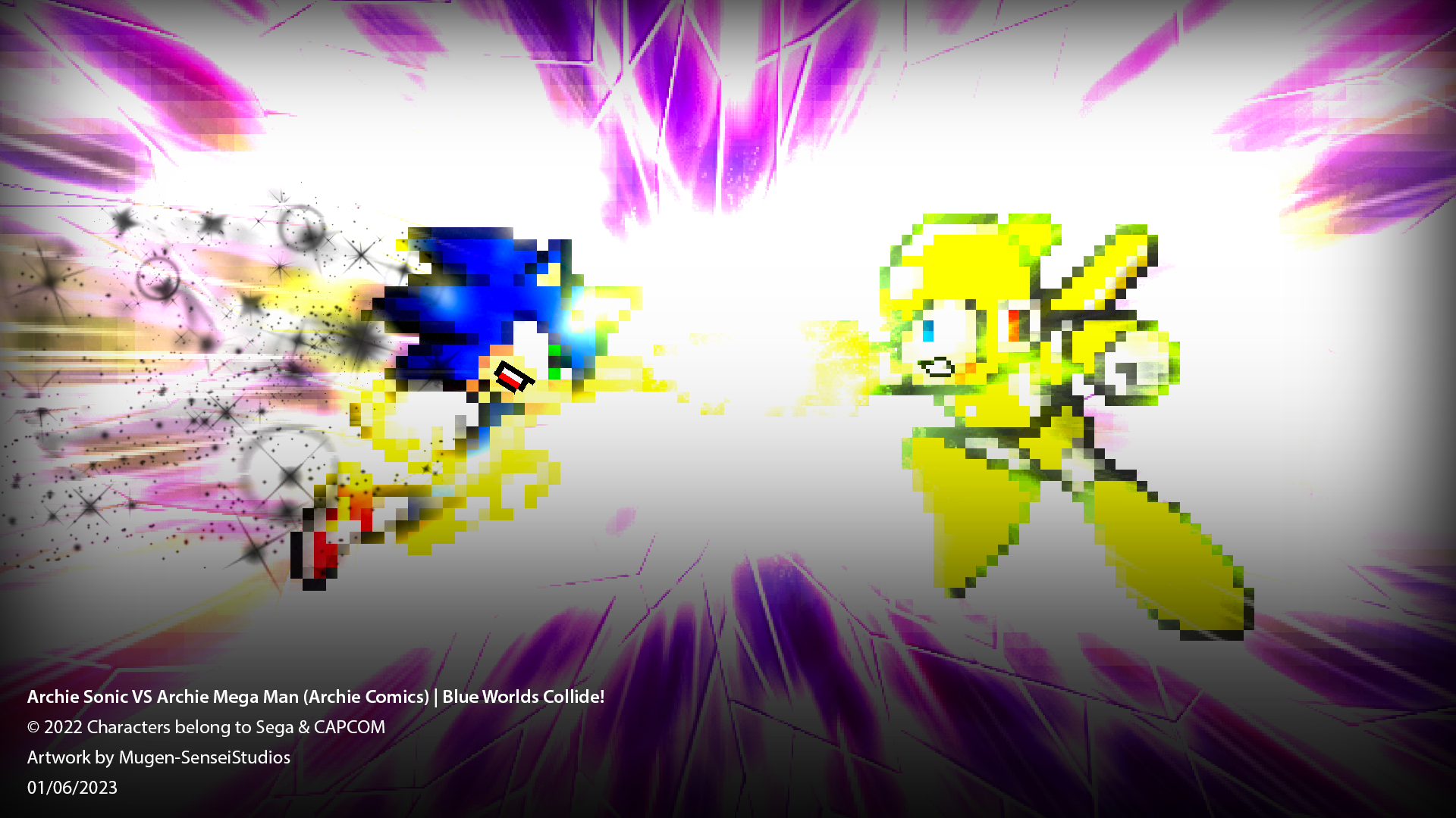 Botman Archie Sonic Archie Sonic VS Archie Mega Man | BWSC! by Mugen-SenseiStudios on ...