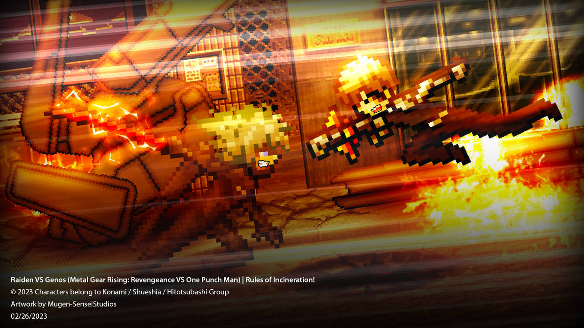 Raiden VS Genos | Rules of Incineration! by Mugen-SenseiStudios on ...